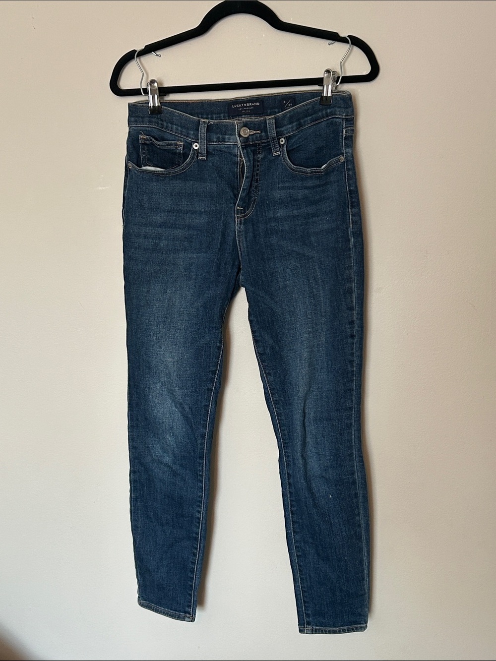 Lucky Brand Women's Dark Blue Skinny Jeans